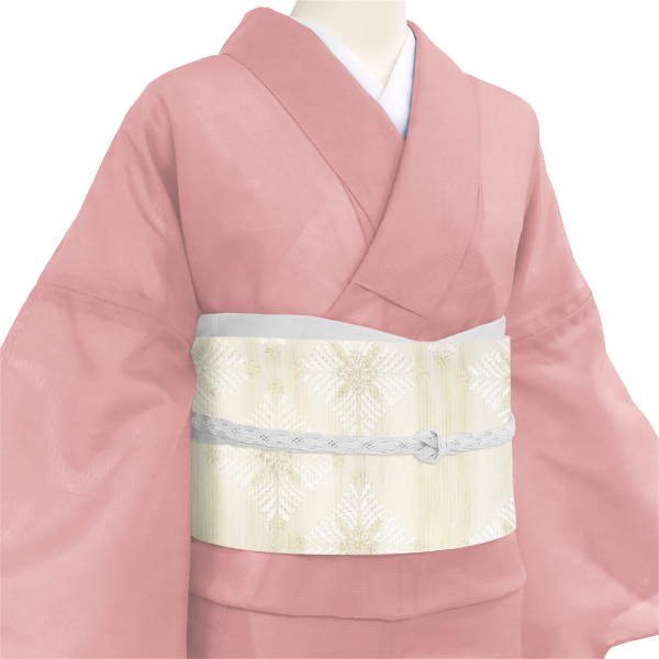 沢本織物 夏袋帯 西陣織 白色 絽袋帯 正絹 七宝 夏帯［36,300円］ 枚目