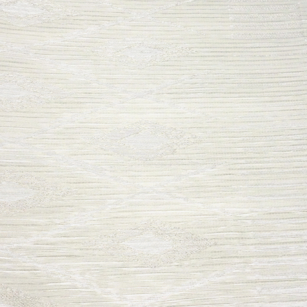 西陣 佐々木染織 夏 絽袋帯 礼装用 菱 白色［36,300円］ 枚目