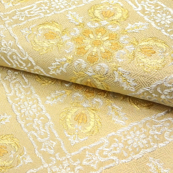 志都香 袋帯 金色 フォーマル 礼装用 西陣織 華文 襷 菱［58,300円］ 枚目