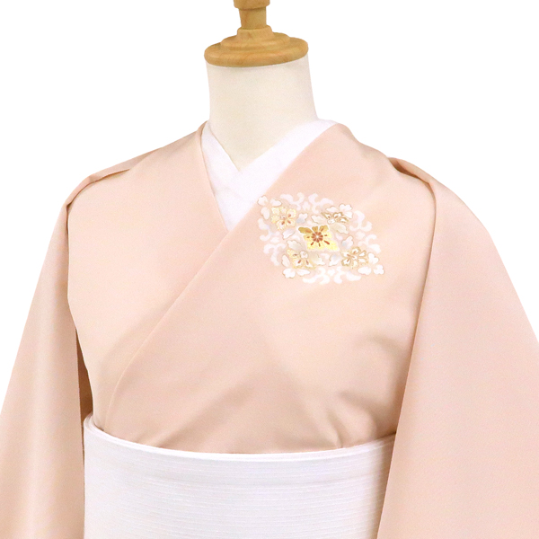 吉澤の友禅 付下げ 華文 サーモンピンク色［168,000円］ 枚目