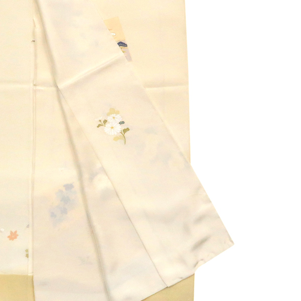 京友禅 色留袖 正絹 色紙 クリーム色［108,000円］ 枚目