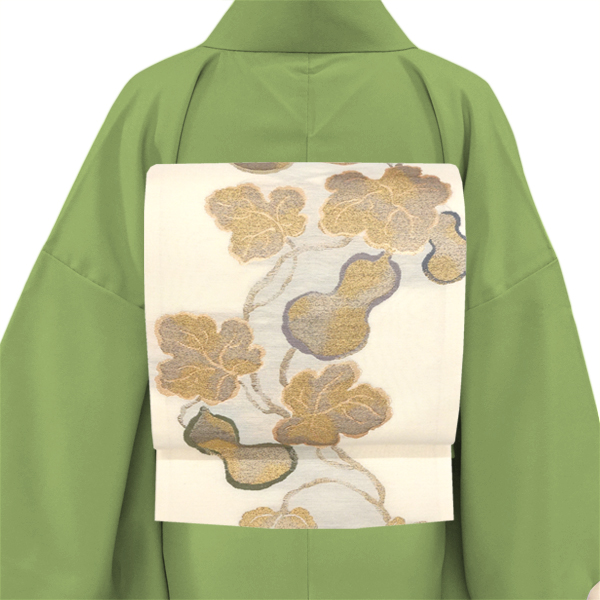 三幸織物 袋帯 西陣織 絹 瓢箪 生成り［55,000円］ 枚目