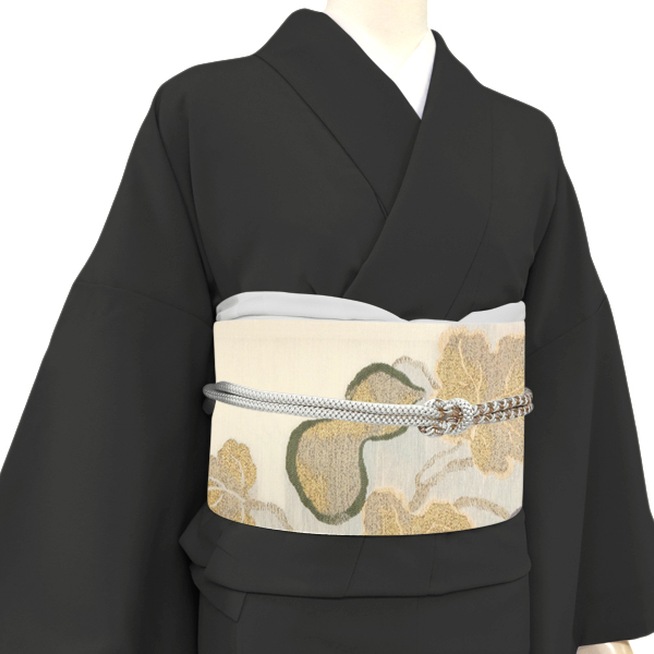 三幸織物 袋帯 西陣織 絹 瓢箪 生成り［55,000円］ 枚目