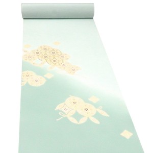 吉澤の友禅 付下 訪問着 正絹 七宝 水色［220,000円］