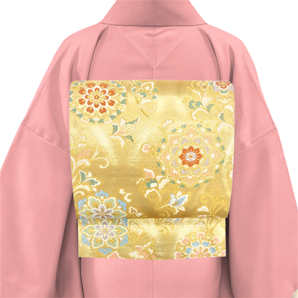大光 袋帯 西陣織 正絹 宝相華 立涌 金［36,300円］ 枚目