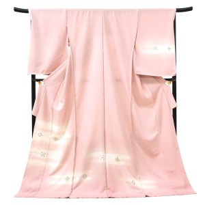 菱健 訪問着 花菱 ピンク色［188,000円］