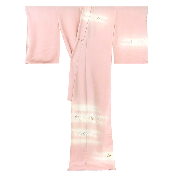 菱健 訪問着 花菱 ピンク色［188,000円］ 枚目
