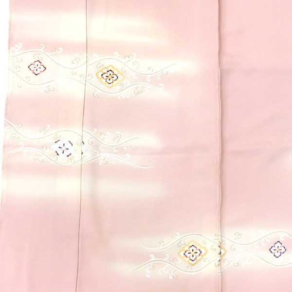 菱健 訪問着 花菱 ピンク色［188,000円］ 枚目