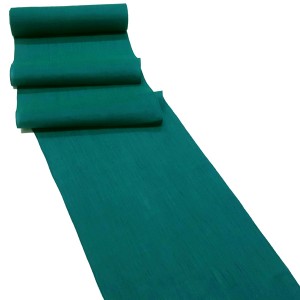 本麻 近江ちぢみ 着物 ターコイズ 青緑 夏着物 盛夏 近江縮［88,000円］