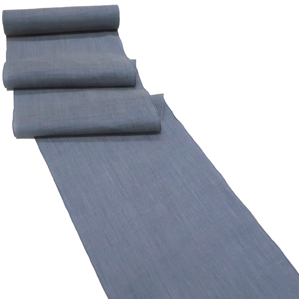 本麻 近江ちぢみ 着物 薄藍色  近江縮 夏着物［88,000円］ 枚目