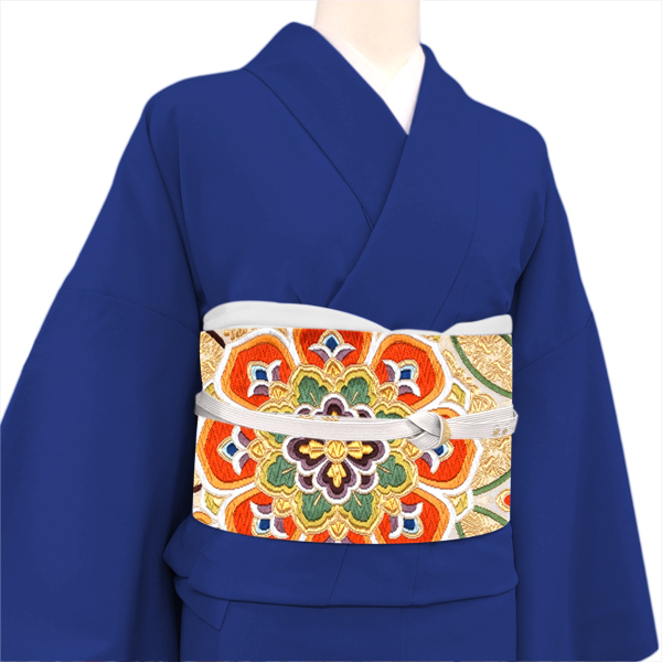 袋帯 振袖用 河合美術織物 袋帯 金 ベージュ［178,000円］ 枚目