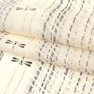伝統工芸士 白川貞夫 夏芭蕉 紗紬 白新染織  白 トンボ［108,000円］