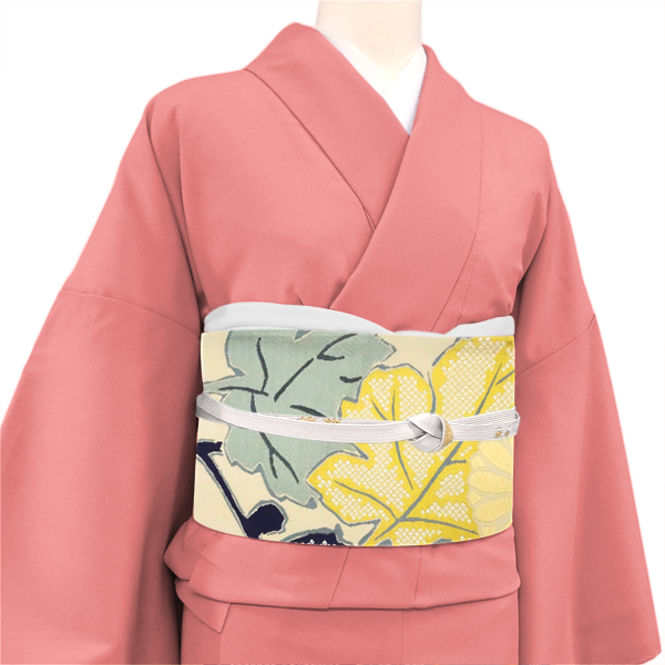 帯のあらた 西陣織袋帯 正絹 ベージュ 菊花繋ぎ 古典柄［198,000円］ 枚目