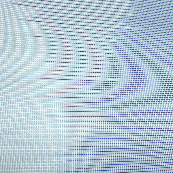 名古屋帯 博多帯 松装織物 ブルーグレー 繧繝霞 正絹 オールシーズン 枚目