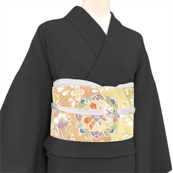 京洛苑たはら 礼装用 袋帯 西陣織 金色 宝相華 正絹［36,300円］ 枚目