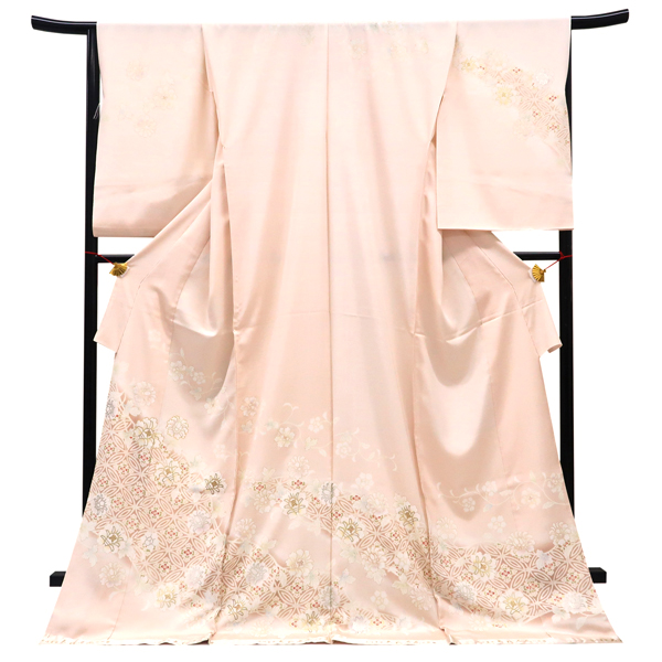 吉澤の友禅 訪問着 ピンク 花七宝 牡丹唐花［218,000円］ 枚目
