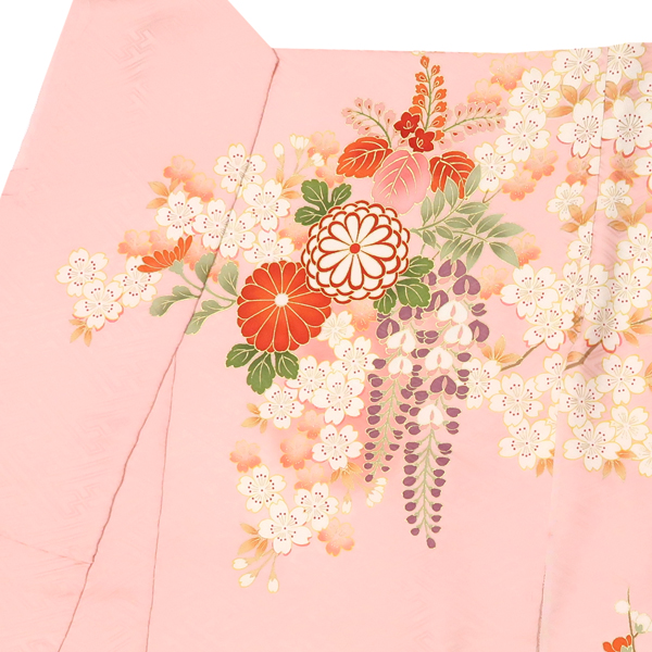振袖 関芳 IKKO ピンク 古典柄 松竹梅 桜 正絹［118,000円］ 枚目