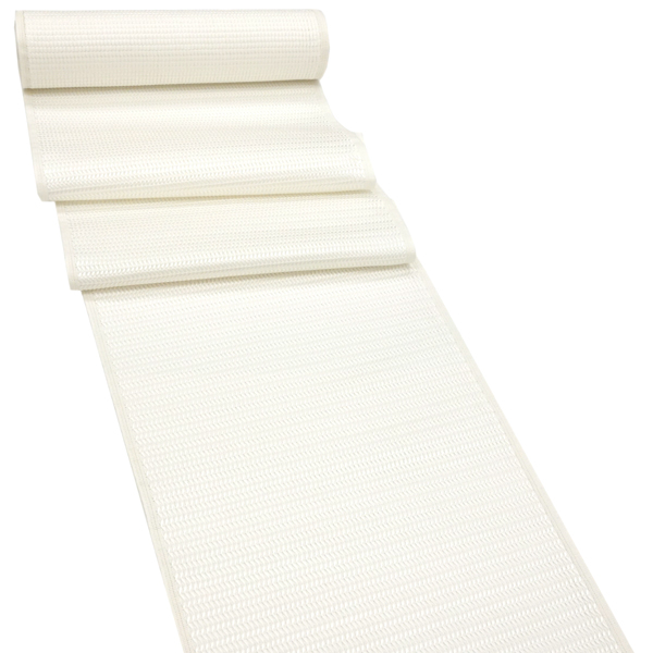 西村織物 浮遊 夏博多帯 白色 松尾信好 無地［110,00円］ 枚目