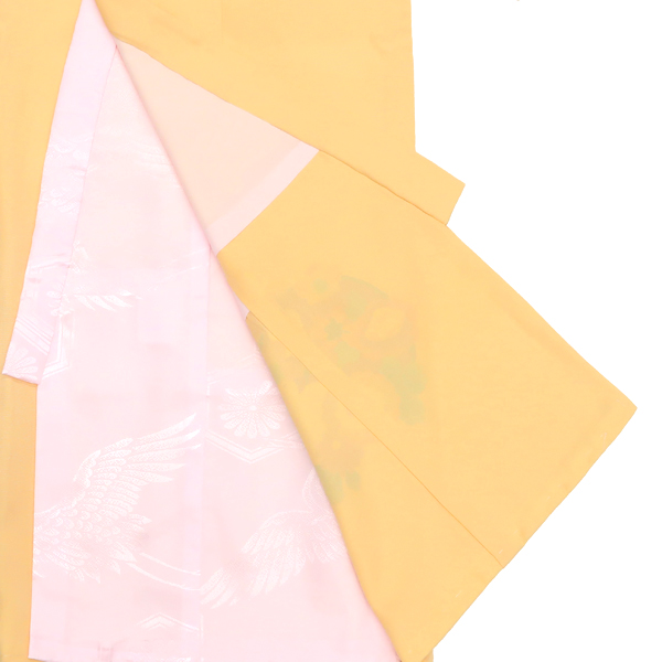産着 女の子 うさぎ 兎 梅 桜 毬 黄色［93,500円］ 枚目