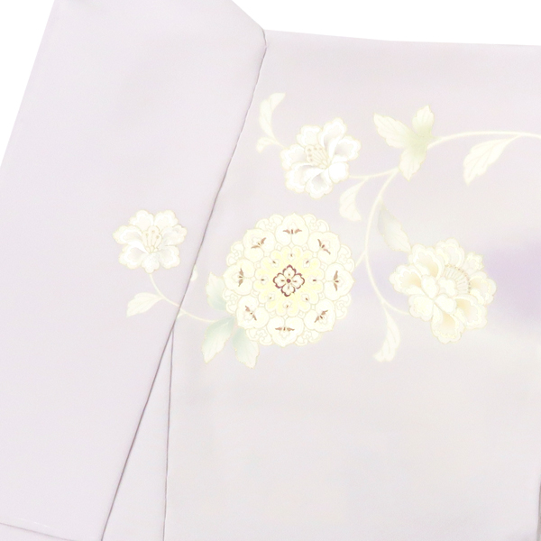 吉澤の友禅 訪問着 華文 牡丹唐草 花七宝 薄紫［231,000円］ 枚目
