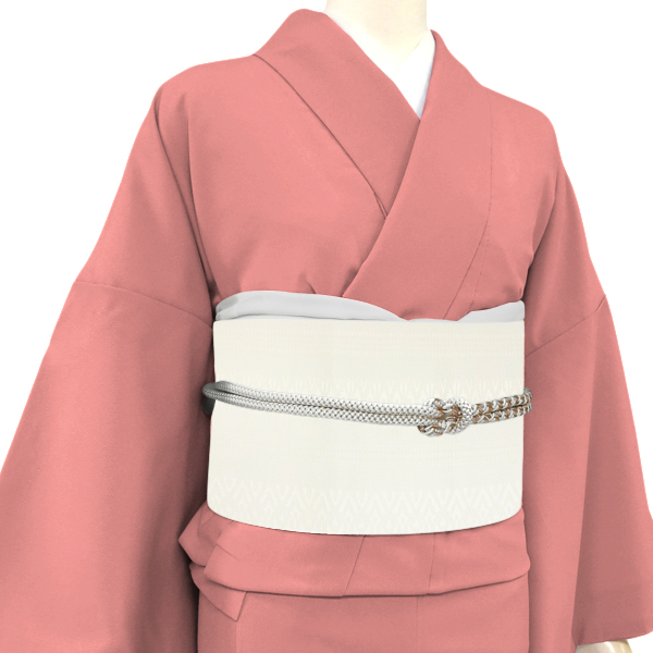 井上絹織 博多帯 博多献上 正絹 白 生成り［39,600円］ 枚目