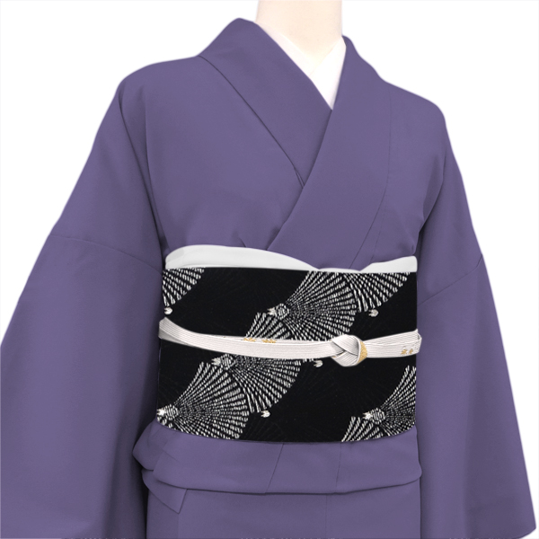木原織物 袋帯 西陣織 正絹 松 黒［31,900円］ 枚目