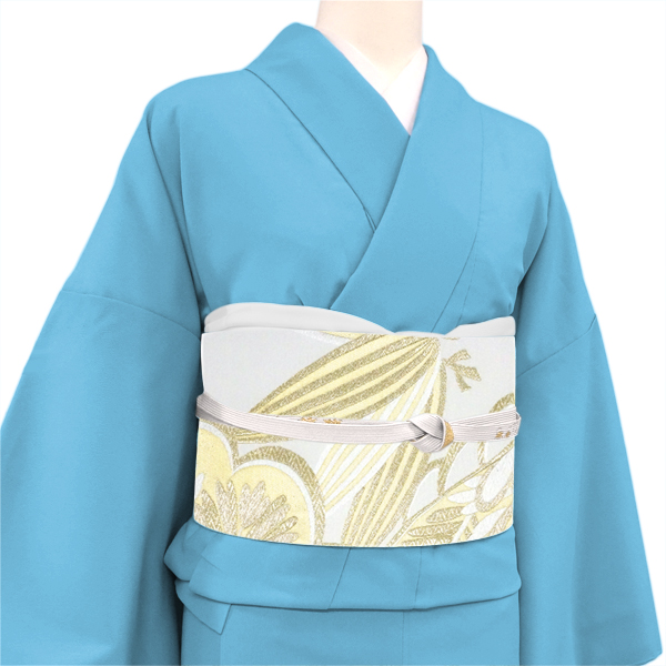 廣部商事 振袖用袋帯 西陣織 白 松竹柄 絹 古典柄 成人式［36,300円］ 枚目