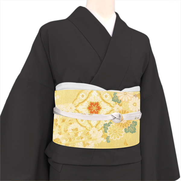 大光 袋帯 西陣織 正絹 七宝 源氏香 梅 金［36,300円］ 枚目