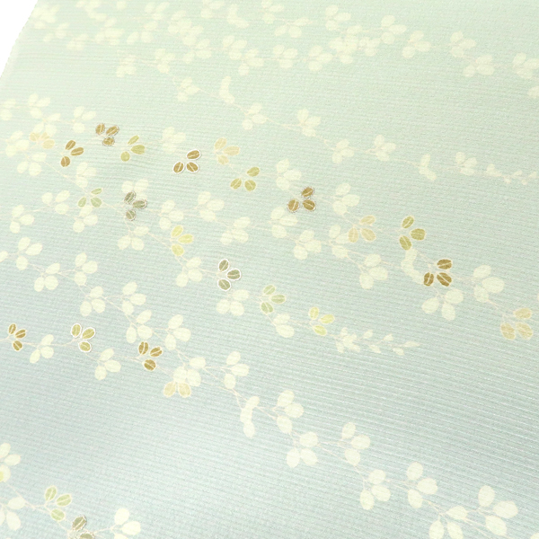 一富司 絽夏付下訪問着 京友禅染め 正絹 萩 黄緑［181,500円］ 枚目