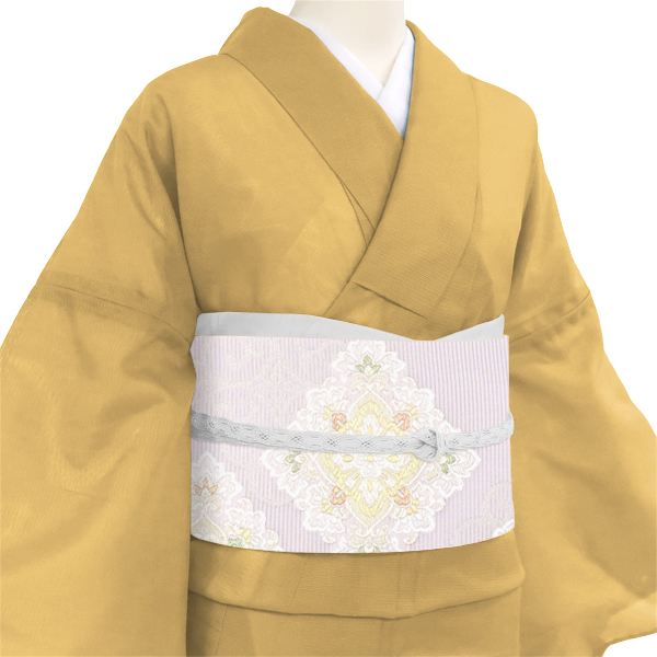 志都香 夏袋帯 西陣織 正絹 花菱 薄紫［97,900円］ 枚目
