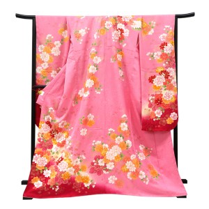 仕立て上がり 振袖 正絹 桜 ピンク［99,000円］