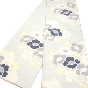 樹織物 振袖用袋帯 西陣織 絹 桜 白花色［36,300円］