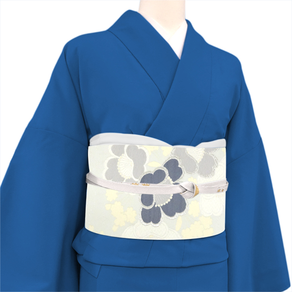 樹織物 振袖用袋帯 西陣織 絹 桜 白花色［36,300円］ 枚目