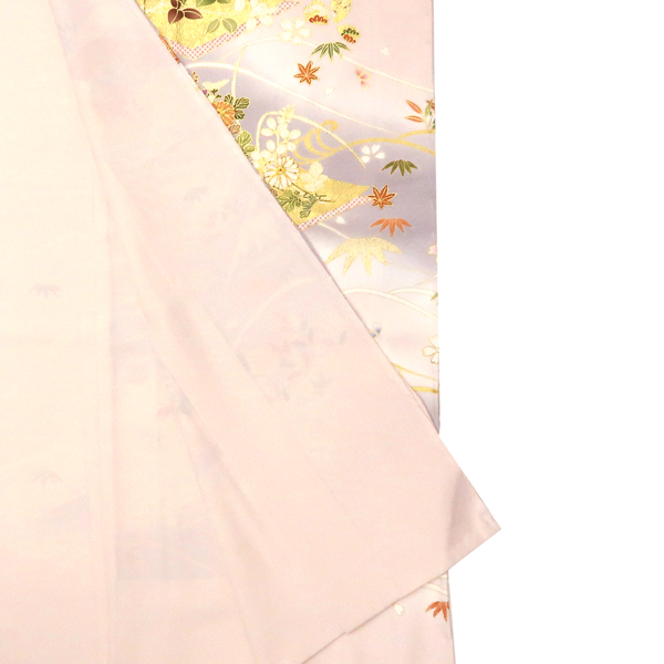 吉澤の友禅 訪問着 正絹 菊 松 花 ピンク［236,500円］ 枚目