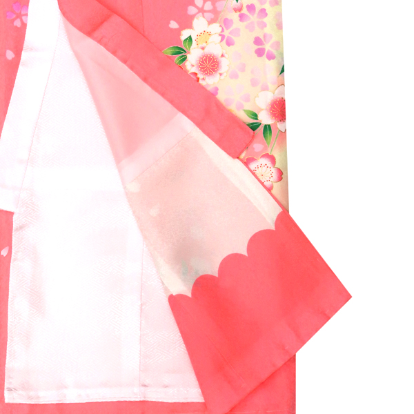 産着 女の子 正絹 毬 桜 ピンク［39,600円］ 枚目
