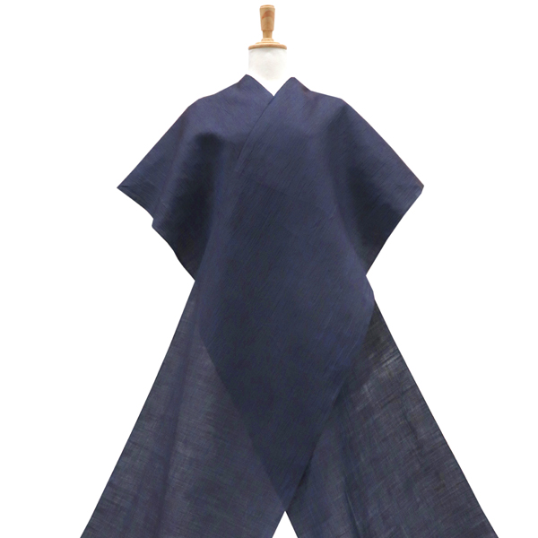 近江ちぢみ 本麻 無地 濃紺［88,000円］ 枚目