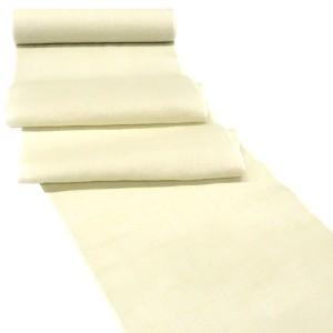 近江ちぢみ 本麻 縞 薄黄緑［88,000円］