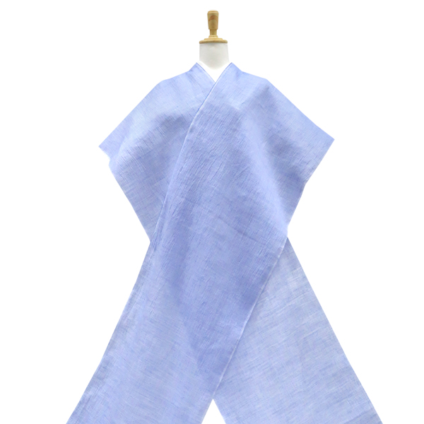 近江ちぢみ 本麻 無地 青［88,000円］ 枚目
