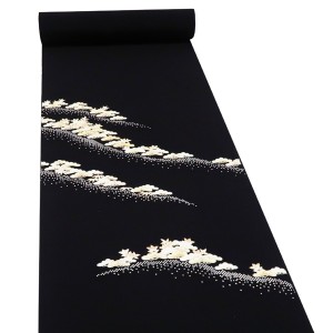吉澤の友禅 付下 訪問着 正絹 松 笹 黒色［209,000円］