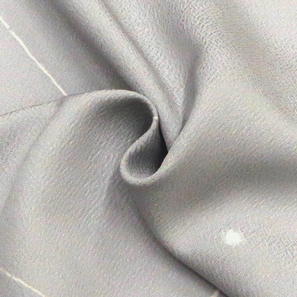 一富司 小紋 正絹 蛍ぼかし 線 グレー[198,000円] 枚目