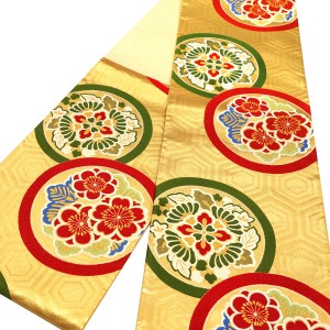 大光 振袖用袋帯 丸文 金［35,200円］