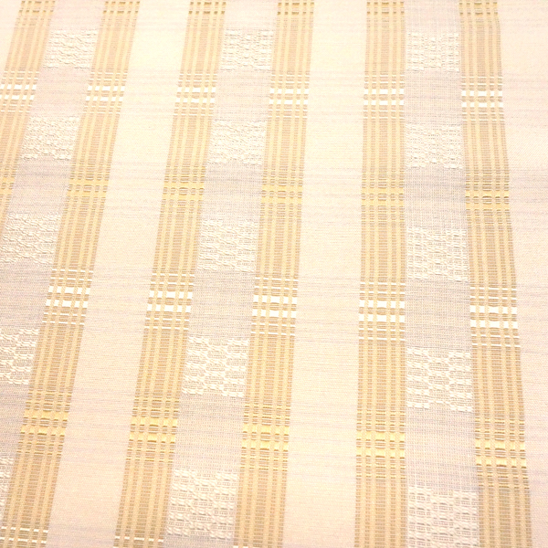 首里織 花織 名古屋帯 高久みさ子 ベージュ 正絹 帯 九寸帯 カジュアル 沖縄県伝統工芸品［418,000円］ 枚目