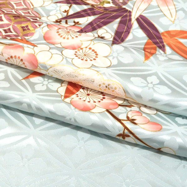 吉澤織物 吉澤の友禅 振袖 友禅 水色 貝桶 松竹梅 古典柄 正絹 フォーマル 着物 成人式［308,000円］ 枚目