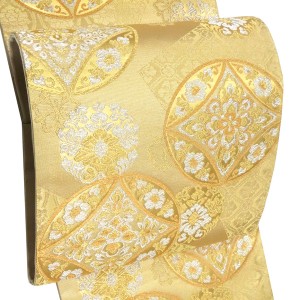 志都香 袋帯 金色 西陣織 七宝 古典 絹［63,800円］