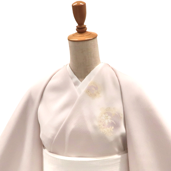 吉澤の友禅 付下 訪問着 薄ピンク 花の丸 着物 正絹 吉澤織物［198,000円］ 枚目