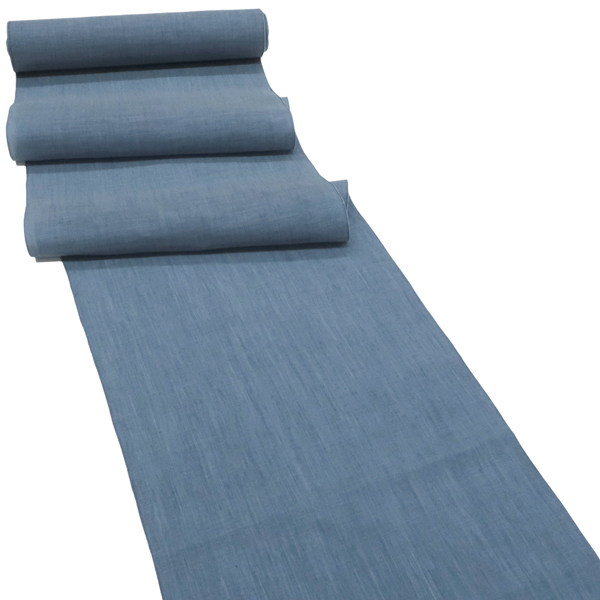 本麻近江ちぢみ 着物 薄青 夏着物 近江縮［88,000円］ 枚目