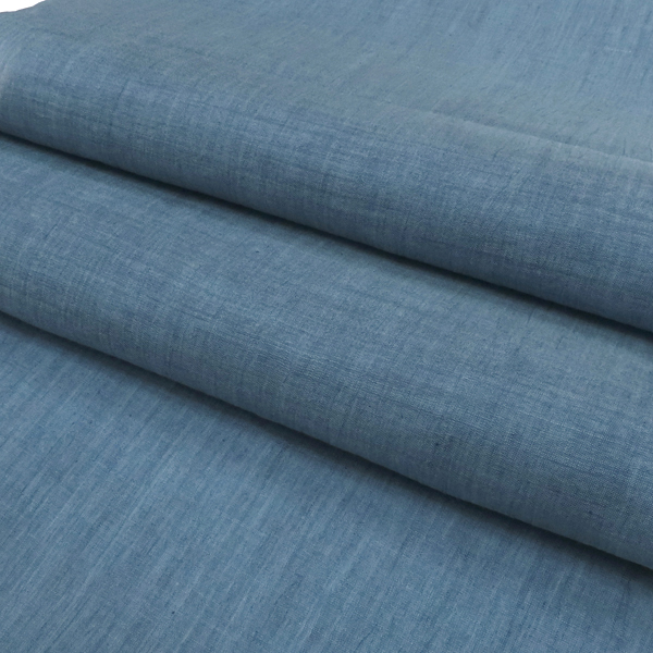 本麻近江ちぢみ 着物 薄青 夏着物 近江縮［88,000円］ 枚目