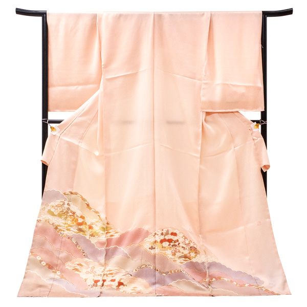 内と良 色留袖 雲取り 茶屋辻 ピンク色［168,000円］ 枚目