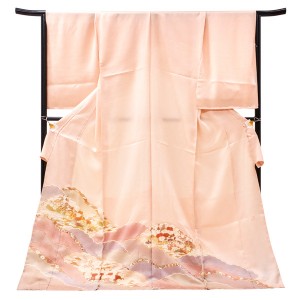 内と良 色留袖 雲取り 茶屋辻 ピンク色［168,000円］