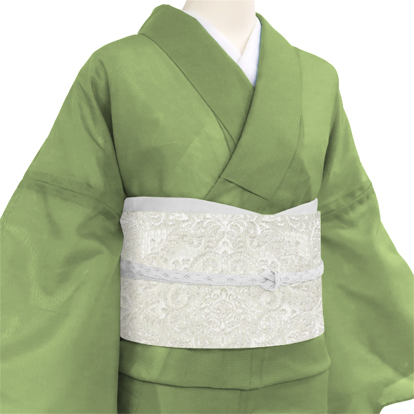 佐々木染織 夏帯 袋帯 白 フォーマル 大華文 絽袋帯 西陣織 正絹 礼装 夏帯［36,300円］ 枚目